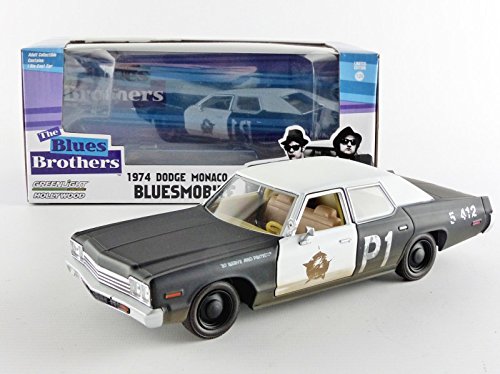 Greenlight 1/24 Scale 84011 - 1974 Dodge Monaco Bluesmobile - The Blues Brothers