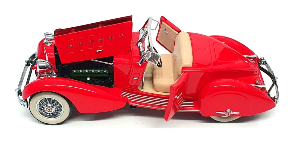 Danbury Mint 1/24 Scale FM15422 - 1934 Packard V-12 Le Baron Speedster - Red