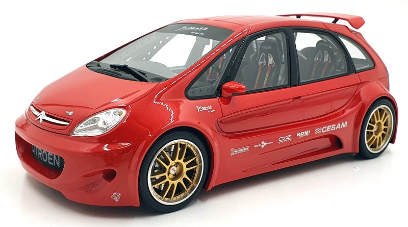 Otto Mobile 1/18 Scale Resin OT345 - Citroen Sbarro Picasso - Cup Red