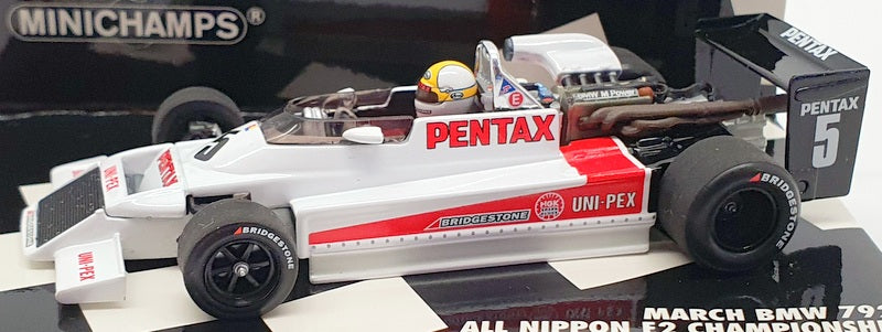 Minichamps 1/43 Scale 790005 - March BMW 792 All Nippon F2  K.Hoshino 1979
