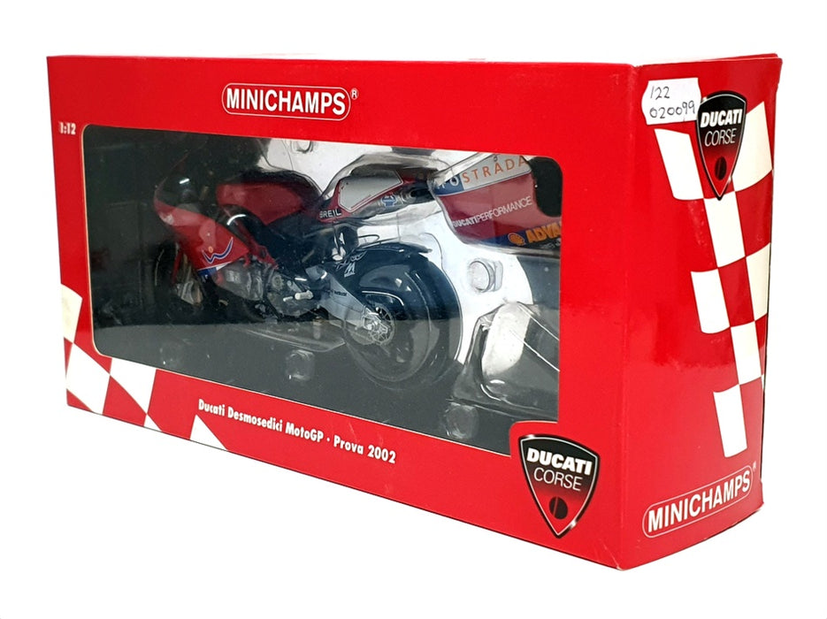 Minichamps 1/12 Scale 122 020099 - Ducati Desmosedici MotoGP - Prova 2002
