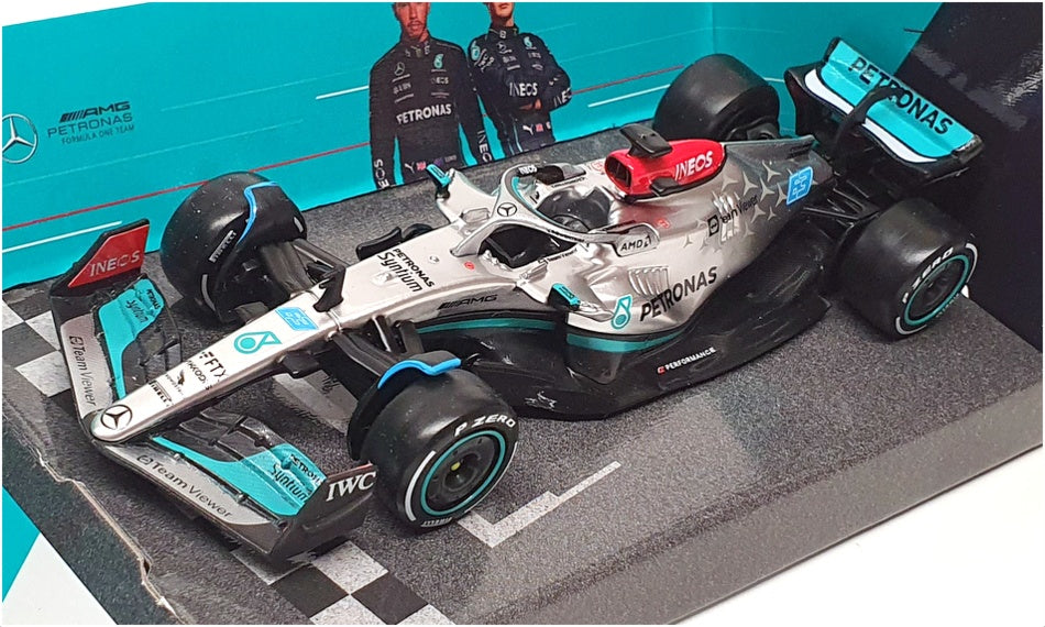 Burago 1/43 Scale 18-38065 - F1 Mercedes-AMG F1 W13 2022 #63 G.Russell