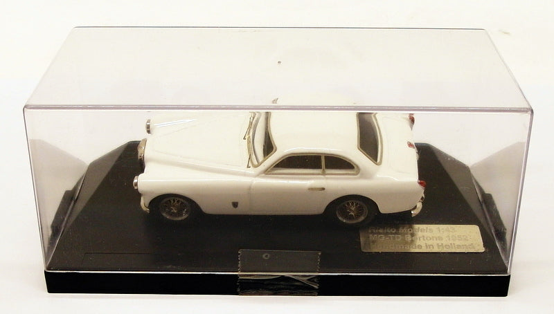 Rialto Models 1/43 Scale Resin R8219T - 1952 MG TD Bertone - White