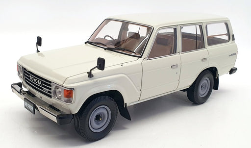 Kyosho 1/18 Scale Diecast 08956W - 1980 Toyota Land Cruiser 60 - White