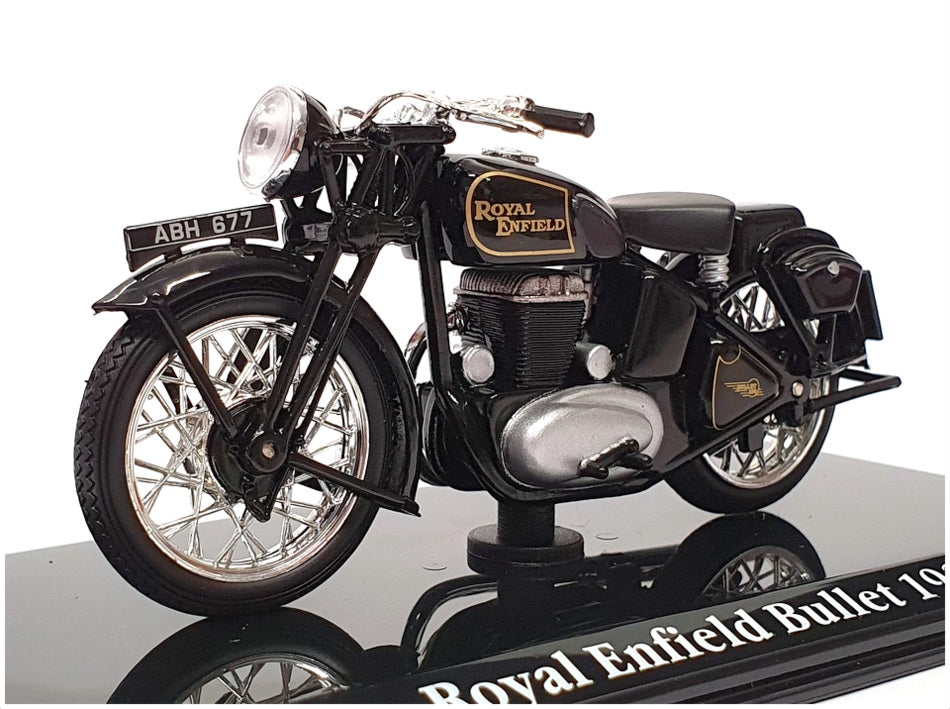 Atlas Editions 1/24 Scale 4 658 110 - 1938 Royal Enfield Bullet - Black