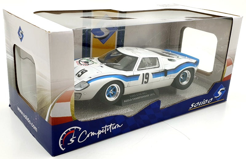 Solido 1/18 Scale Diecast S1803006 - Ford GT-40 MK1 Angola 1973 #19