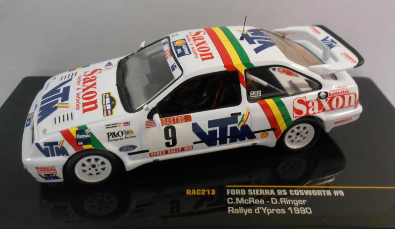 Ixo 1/43 Scale - RAC213 FORD SIERRA RS COSWORTH #9 RALLY D'YPRES 1990