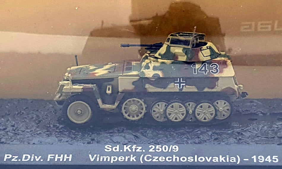 Altaya 1/72 Scale AL8222 - Sd.Kfz. 250/9 Pz.Div. FHH Vimperk Czechoslovakia 1945
