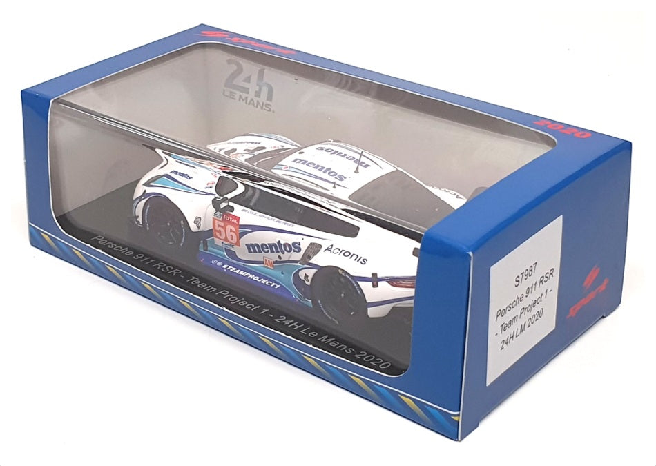 Spark 1/43 Porsche 911 RSR Le Mans 2020 Team Project 1 #56 (S7987 Spark 1/43 Porsche 911 RSR Le Mans 2020 Team Project 1 #56 (S7987