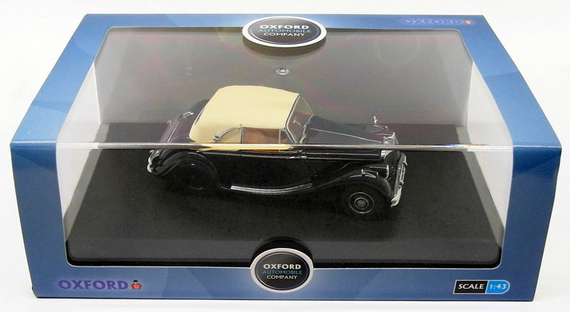 Oxford Diecast 1/43 Scale 43JAG5003 - Jaguar MkV - Dk Blue/Tan