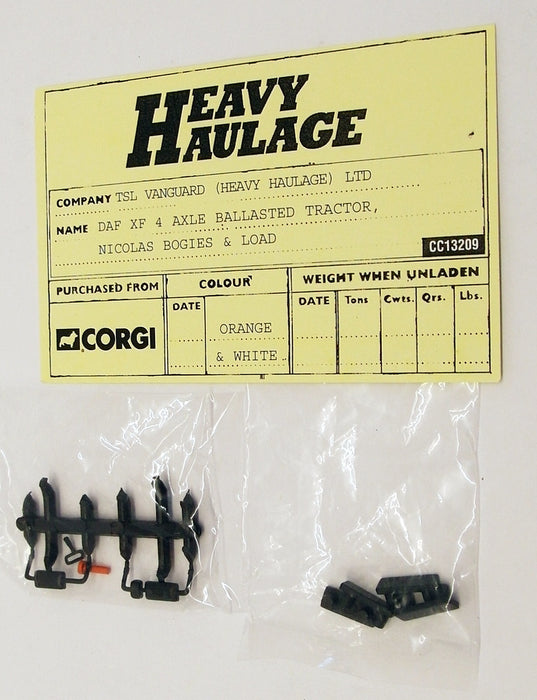 Corgi 1/50 Scale CC13209 - DAF XF Ballasted Tractor Bogies & Load TSL