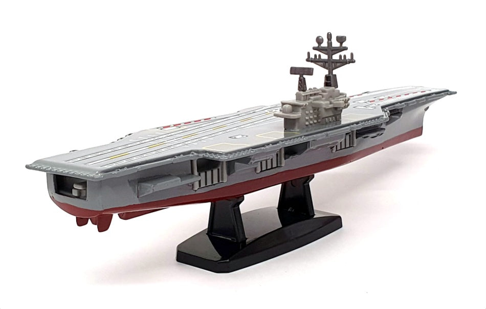 Motormax Appx 23cm Long Diecast 76783 - Aircraft Carrier - Grey/Brown