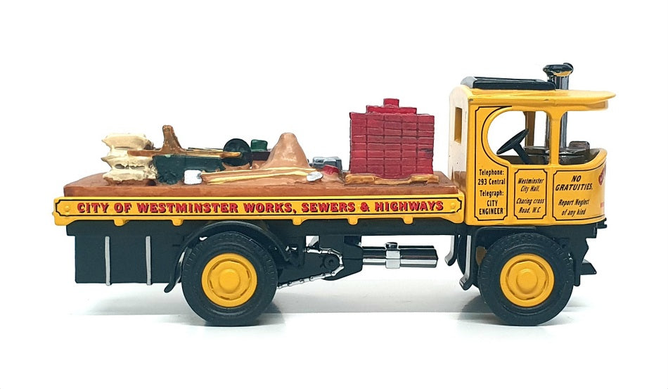 Matchbox Appx 10cm Long YAS10-M - 1918 Atkinson Steam Wagon City of Westminster