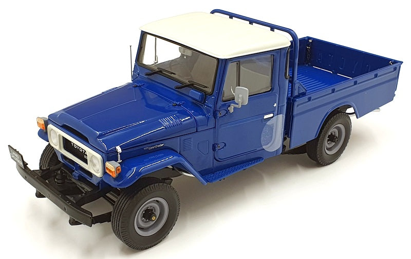 Kyosho 1/18 Scale Diecast 08958BL - Toyota Land Cruiser 40 Pickup - Blue