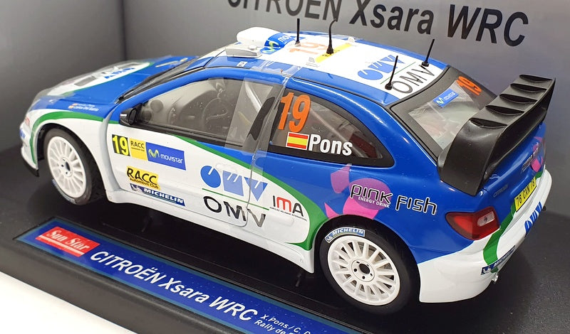 Sun Star 1/18 Scale Diecast 4418 - Citroen Xsara WRC X.Pons Rally Espana 2005