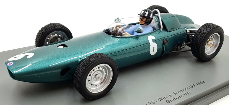 Modèle réduit Brm P57 - Winner Gp Monaco 1963 Graham Hill 1/18 Modèle réduit Brm P57 - Winner Gp Monaco 1963 Graham Hill 1/18