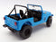Greenlight 1/18 Scale 19064 - 1977 Jeep CJ-7 Blue - TVs Lost