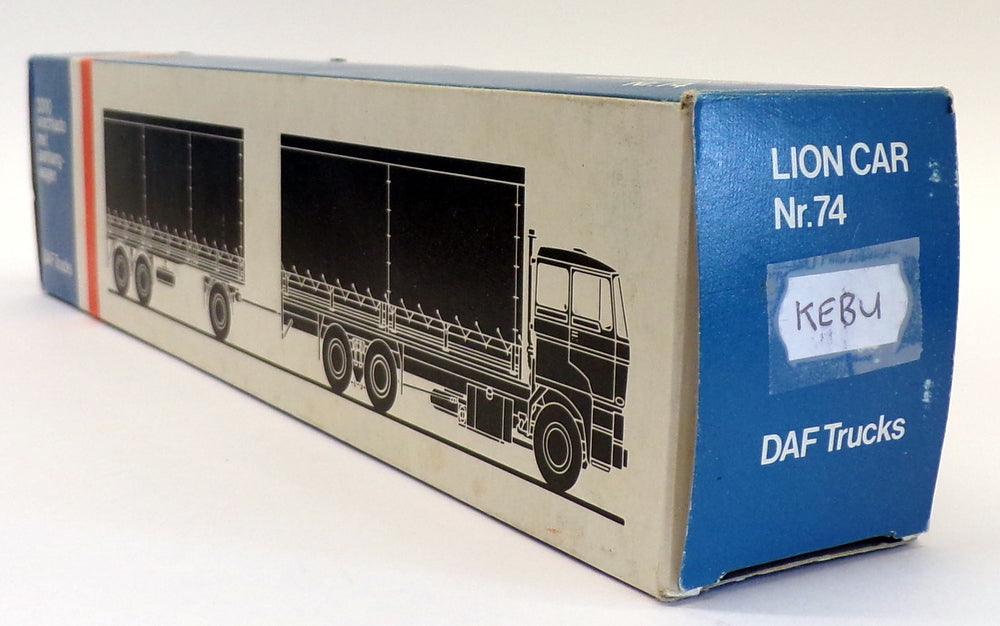 Lion Toys 1/50 Scale Diecast No.74 - DAF 3300 Truck & Trailer - Kebu