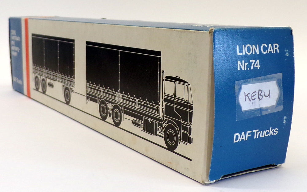 Lion Toys 1/50 Scale Diecast No.74 - DAF 3300 Truck & Trailer - Kebu