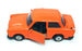 Welly Appx 11cm Long Pull Back & Go 8677W - Trabant - Orange