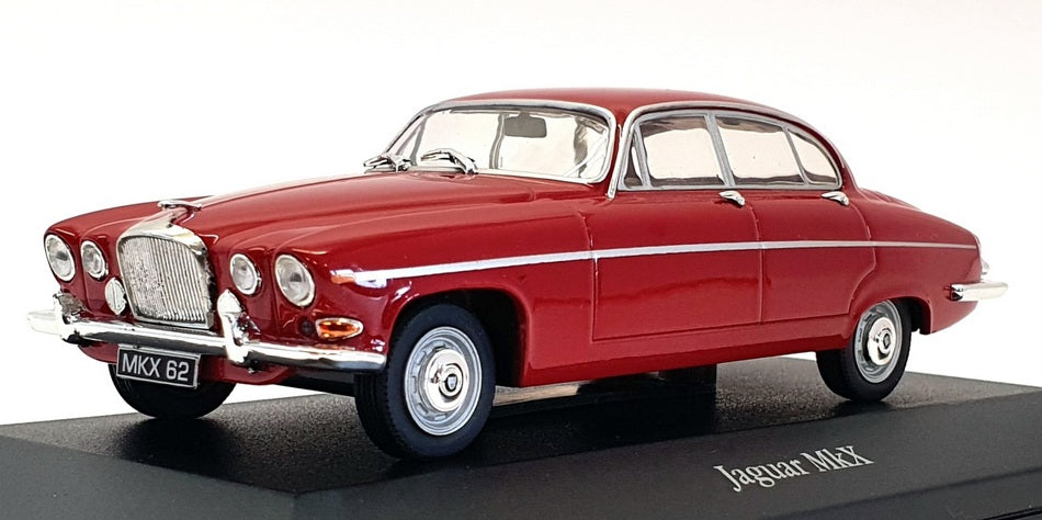 Atlas Editions 1/43 Scale Model Car 4 641 114 - Jaguar Mk.10 - Red