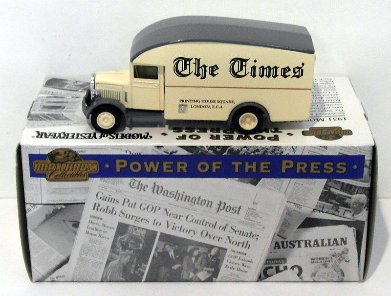 Matchbox 1/43 Scale Diecast YPP 02 - 1931 Morris Van - London Times