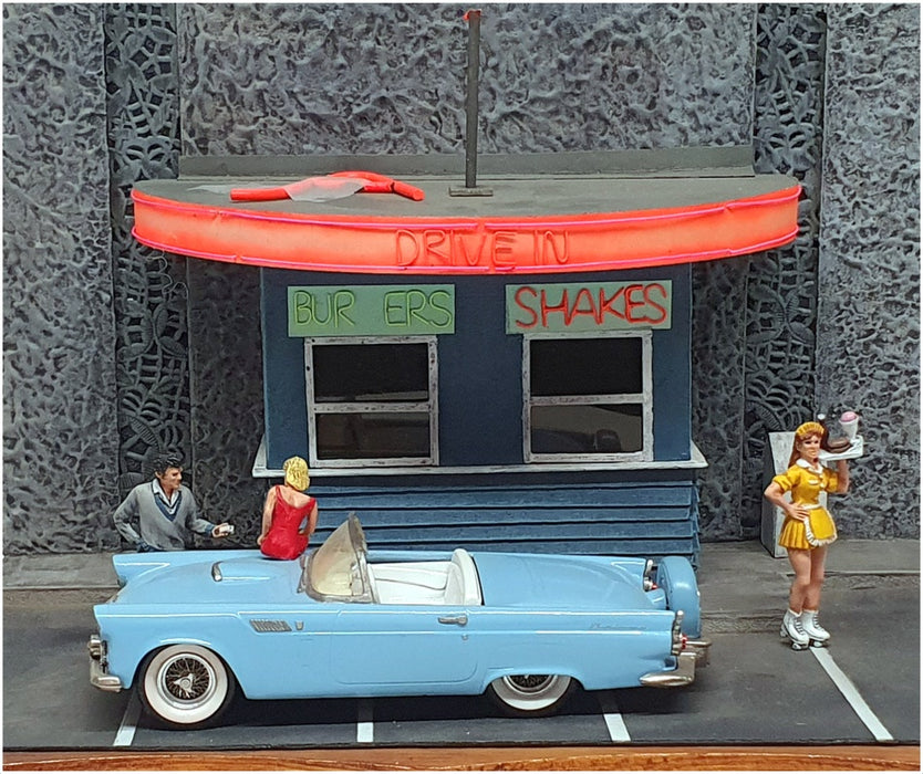 Durham Classics 1/43 Scale BFD04 - Ford Thunderbird Diner Diorama