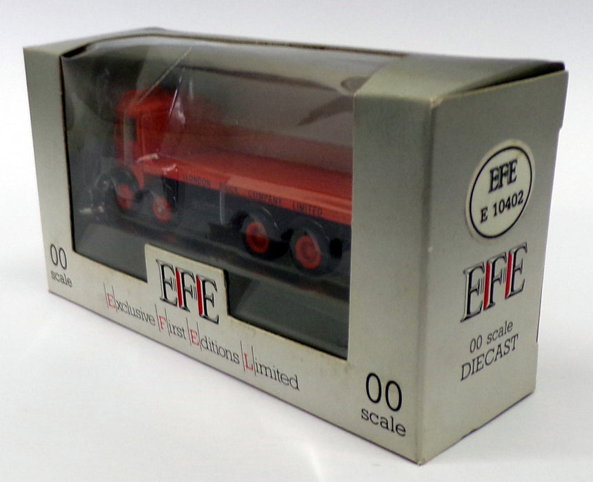 EFE 1/76 Scale Diecast E10402 - AEC Mammoth 8 Wheel London Brick Co.