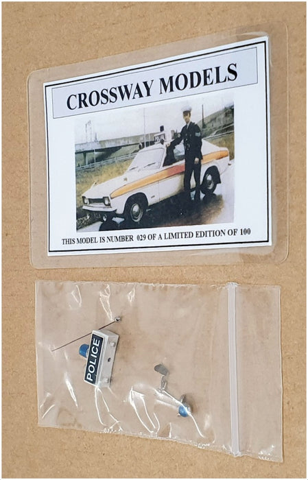 Crossway Models 1/43 Scale CP17 - Ford Capri 3Ltr. Manchester & Salford Police