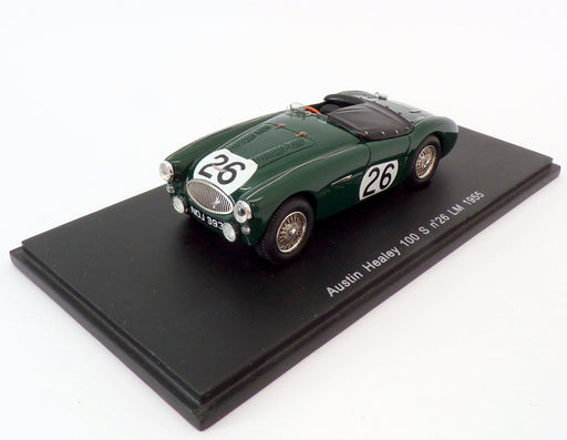 Spark 1/43 Scale S0805 - Austin Healey 100 S - #26 Le Mans 1955 - Green