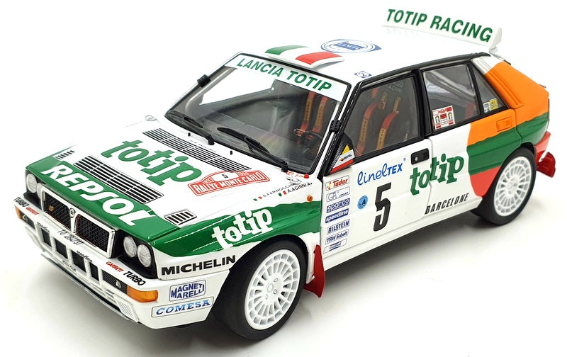 Kyosho 1/18 Scale Diecast 08348F Lancia Delta HF Intergrale 1993 RMC #5 Totip