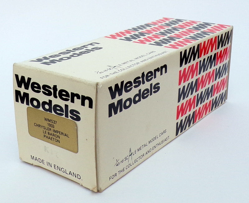 Western 1/43 Scale WMS37 - 1933 Chrysler Imperial Le Baron Phaeton - Blue/Grey