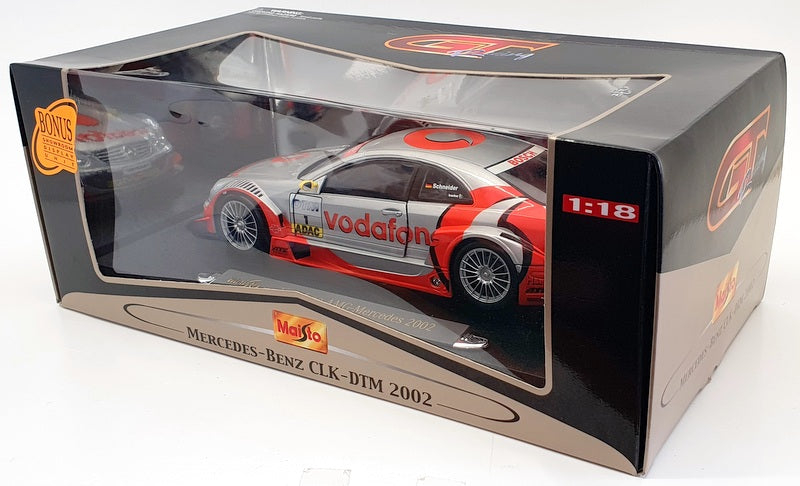Maisto1/18 Scale 38649 - 2002 Mercedes Benz CLK DTM - Silver