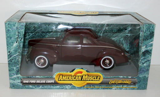 ERTL 1/18 - 7936 1940 FORD DELUXE COUPE - MAROON