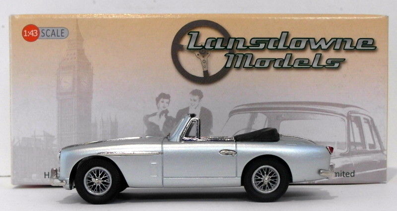 Lansdowne Models 1/43 Scale LDM96 - 1956 Aston Martin DB 2-4 Mk2 Conv - Silver