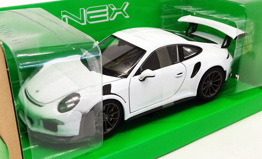Welly 1/24-27 Scale Model Car 24080W - 2016 Porsche 911 GT3 RS - White