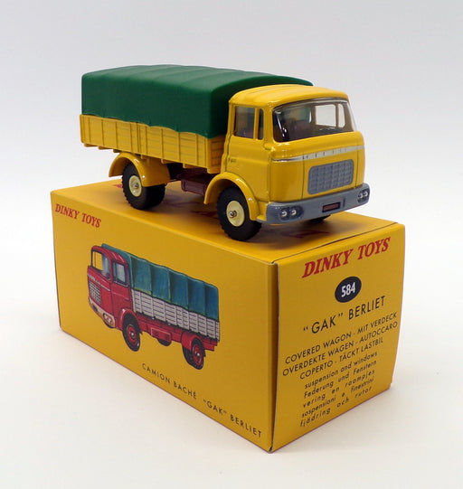 Atlas Editions Dinky Toys 584 - Gak Berliet Truck - Yellow/Green