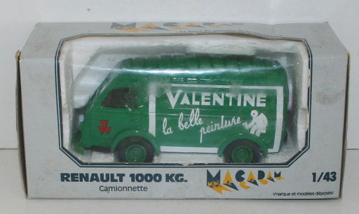 MACADAM 1/43 SCALE M013 - RENAULT 1000KGS VAN - VALENTINE