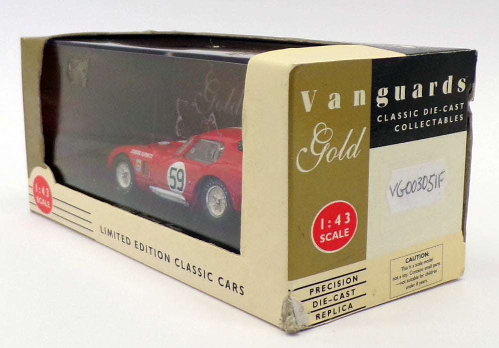 Vanguards Gold 1/43 Scale VG003051F - Cobra Daytona Coupe - #59 Red
