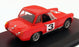 Detail Cars 1/43 Scale ART426 - 1969 MG Midget MkIV Racing Car - Red
