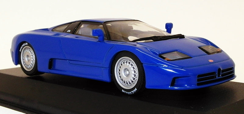 Minichamps 1/43 Scale Model Car 430 102110 - Bugatti EB 110 - Blue