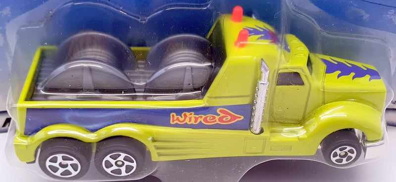 Hot Wheels 12cm Long Model Truck 65743-82 - Wired Haulage Truck - Lime