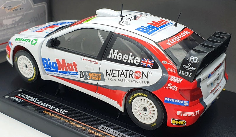 Sunstar 1/18 Scale Diecast 4472 - Citroen Xsara WRC #8 Meeke Bologna 2008