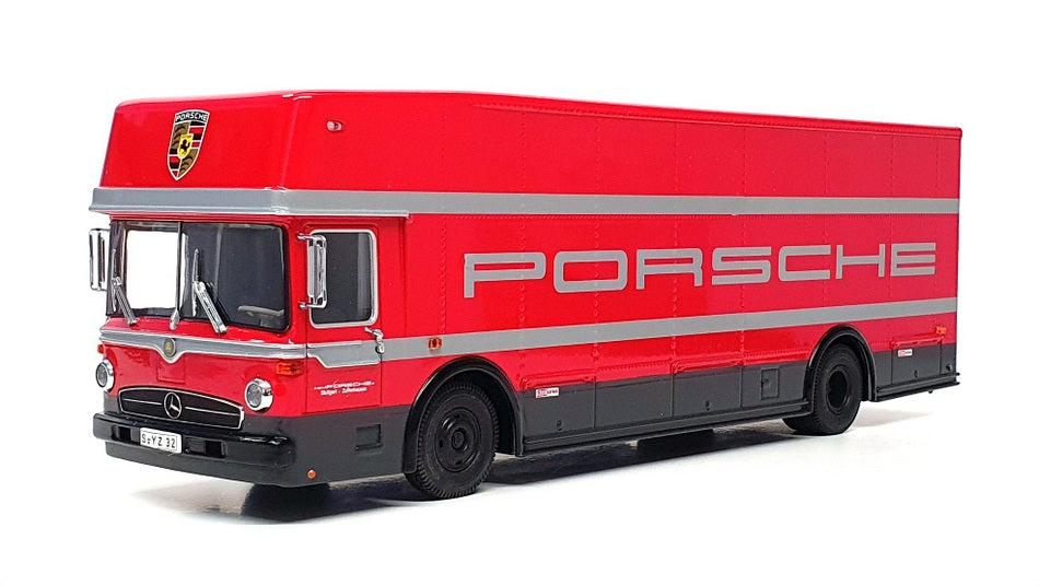 Premium ClassiXXs 1/43 Scale 12200 - Mercedes Benz Truck Transporter Porsche