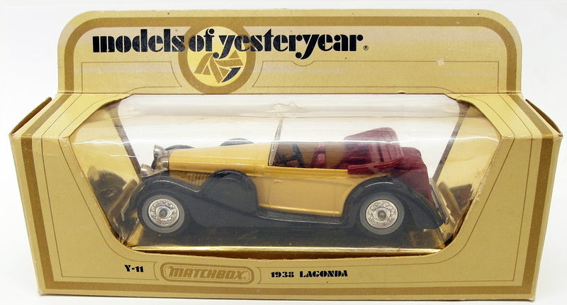 Matchbox 1/43 Scale Diecast Y-11 - 1938 Lagonda - Beige