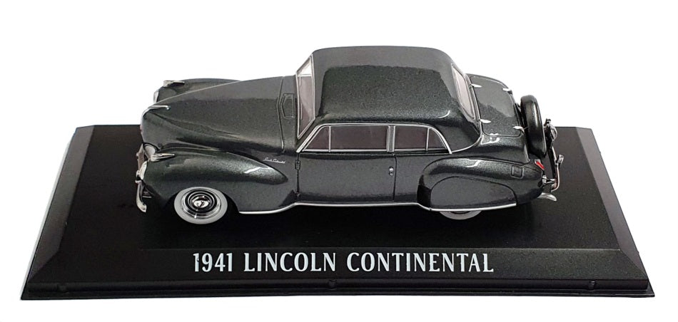 Greenlight 1/43 Scale 86325 - 1941 Lincoln Continental - Met Grey