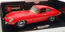 Burago 1/18 Scale Diecast 3018 - 1961 Jaguar E Coupe - Red
