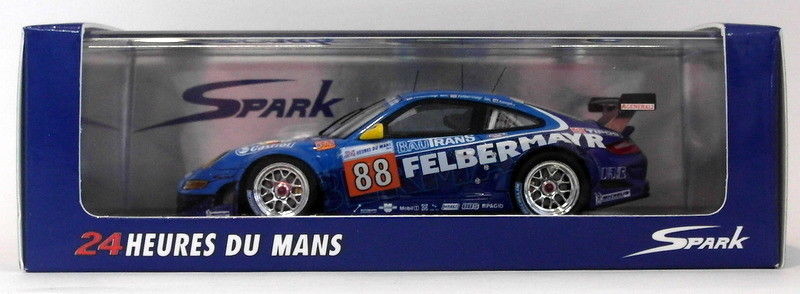 Spark Models 1/43 Scale S2585 - Porsche 997 GT3 Felbermayr-Proton #88 LM 2009