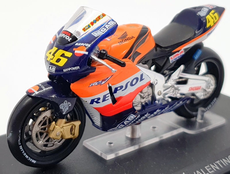 Altaya 1/24 Scale Model Motorcycle AL28019 - 2002 Honda RC211V Valentino Rossi
